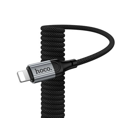 Kabel do danych i ładowania USB-A - Lightning HOCO X121, 27W, 1,5m, Czarny