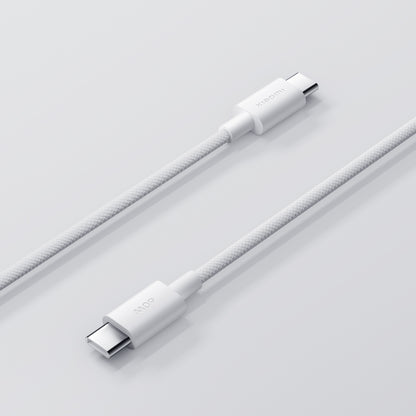 Kabel do danych i ładowania USB-C - USB-C Xiaomi, 60W, 1m, Biały BHR0878GL