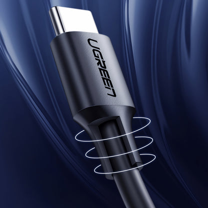 Kabel do danych i ładowania USB-C - USB-C UGREEN US286, 60W, 3m, Czarny