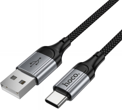 Kabel do danych i ładowania USB-A - USB-C HOCO X121, 18W, 1,5m, Czarny