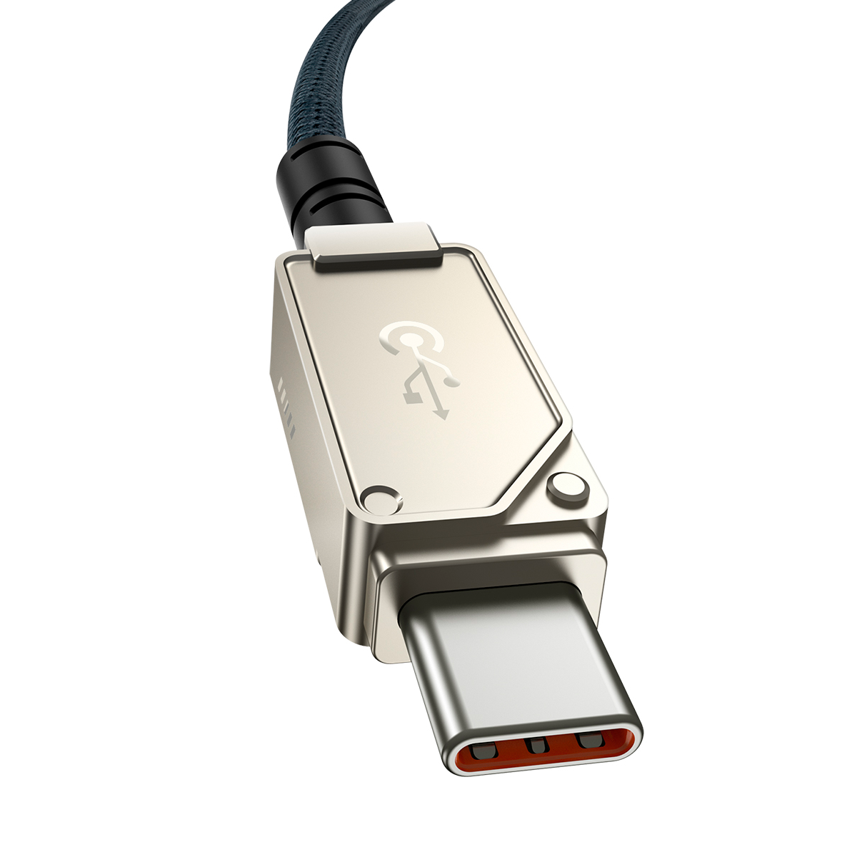 Kabel do danych i ładowania USB-C - USB-C Baseus Unbreakable, 100W, 2m, Biały P10355800221-01