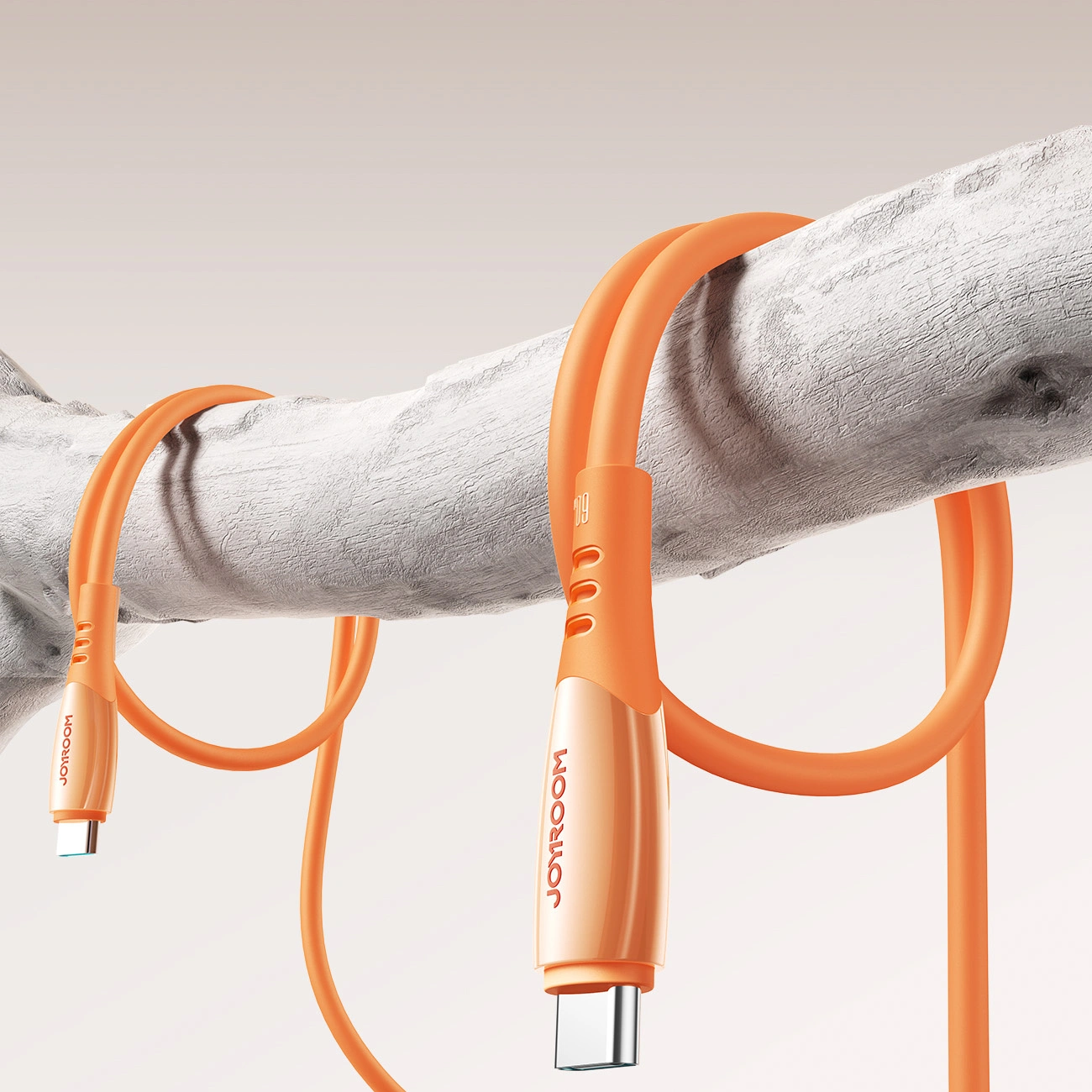 USB-C Data and Charging Cable - USB-C Joyroom S-A59 Vibrant, 60W, 1.2m, Orange