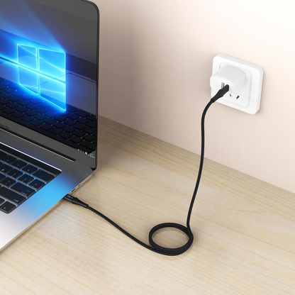 Kabel do przesyłu danych i ładowania USB-C - USB-C Tech-Protect UB11T Ultraboost, 240W, 1m, Czarny