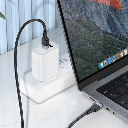 Kabel do przesyłu danych i ładowania USB-C - USB-C HOCO X109, 60W, 3m, Czarny