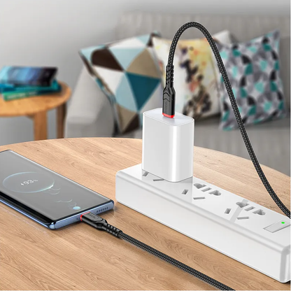 Kabel do przesyłu danych i ładowania USB-C - USB-C HOCO X59 Victory, 60W, 3m, Czarny
