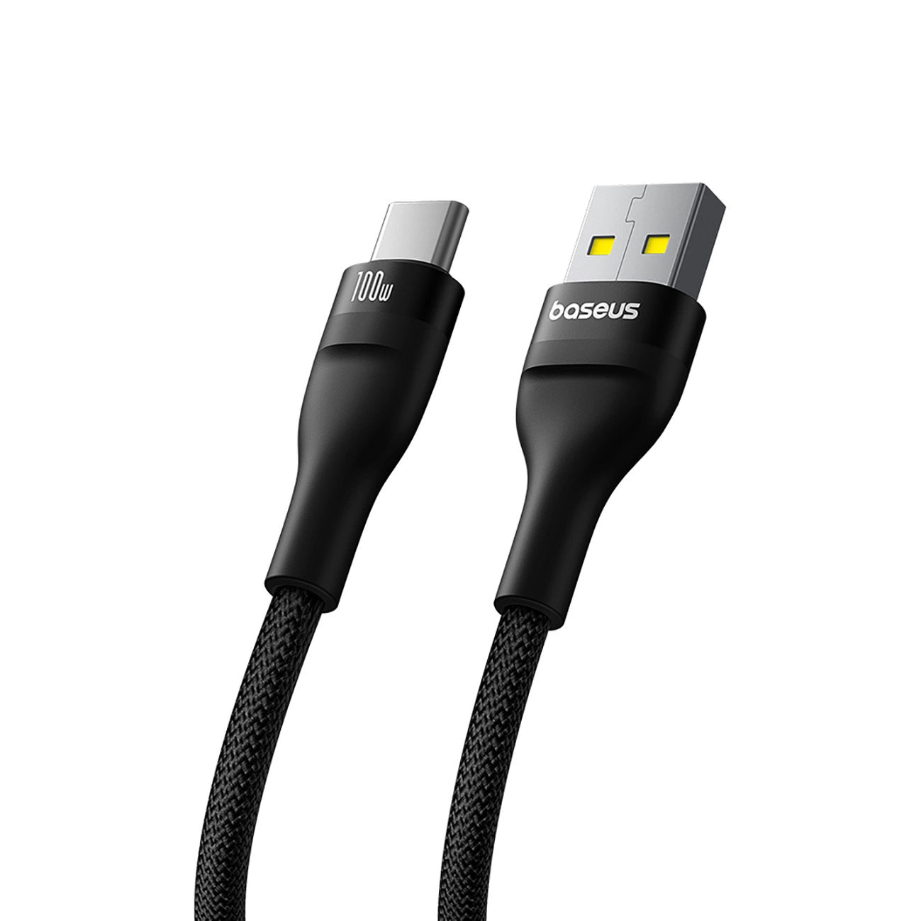 USB-A to USB-C Data and Charging Cable Baseus Flash Series II, 100W, 2m, Black P10311804111-01
