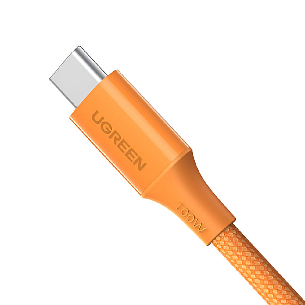 USB-C Data and Charging Cable - USB-C UGREEN L502, 100W, 1m, Orange