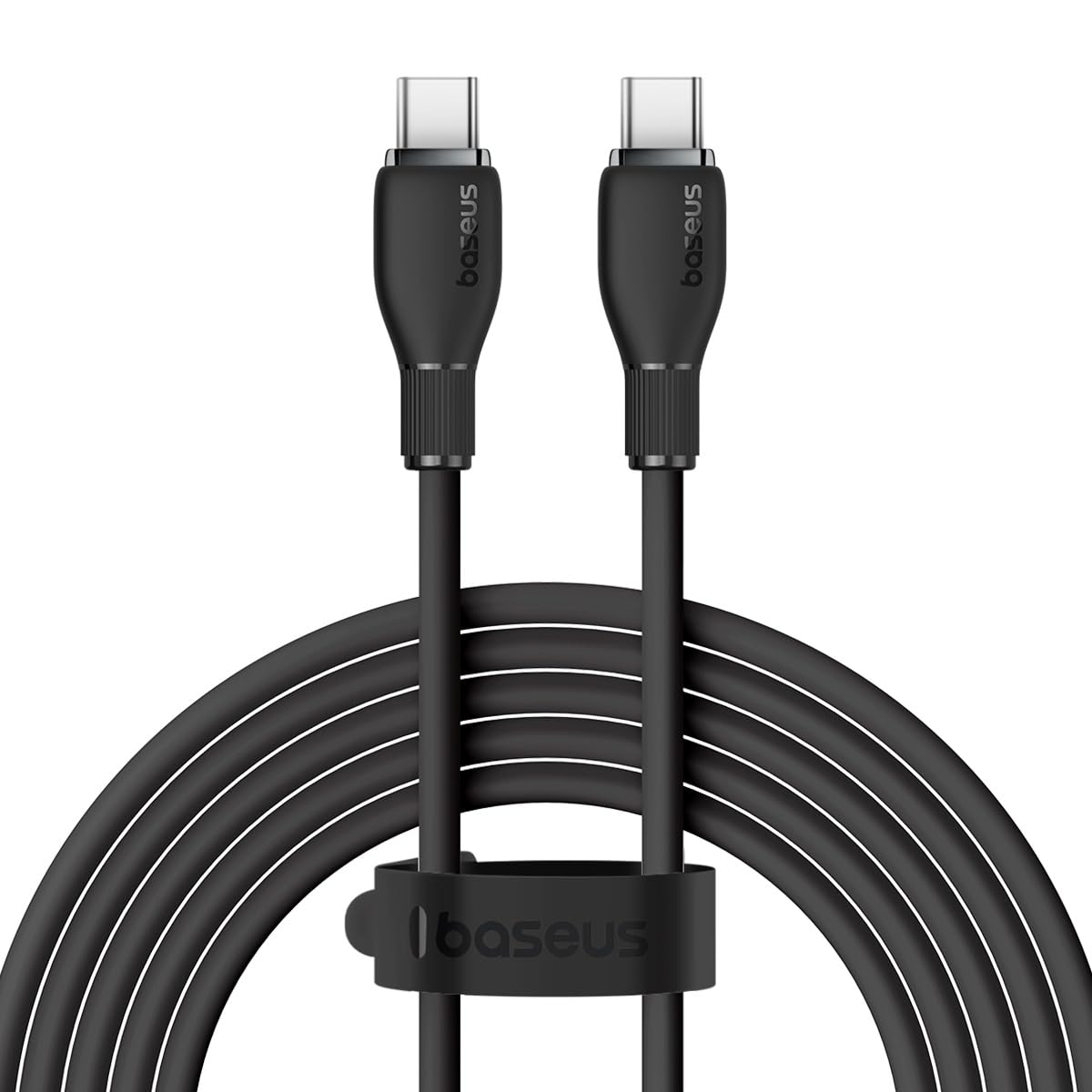 Kabel do danych i ładowania USB-C - USB-C Baseus Pudding, 100W, 2m, Czarny P10355702111-01