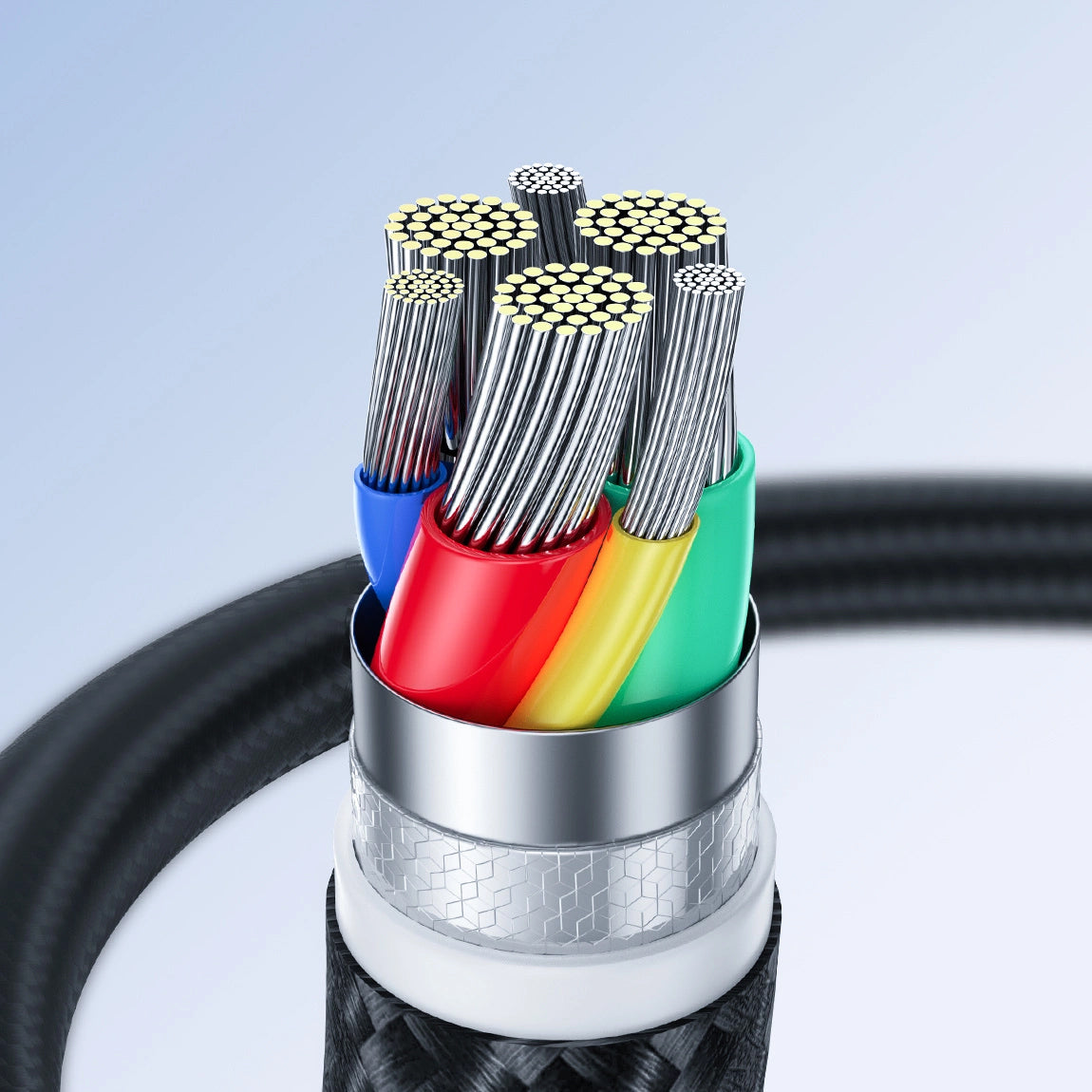 Kabel do ładowania i transmisji danych USB-A - USB-C Joyroom Surpass, 18 W, 1,2 m, czarny S-UC027A11 