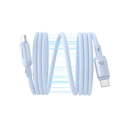 Kabel do danych i ładowania USB-C - USB-C Baseus PicoGo, 240W, 1m, Niebieski P10376800311-00