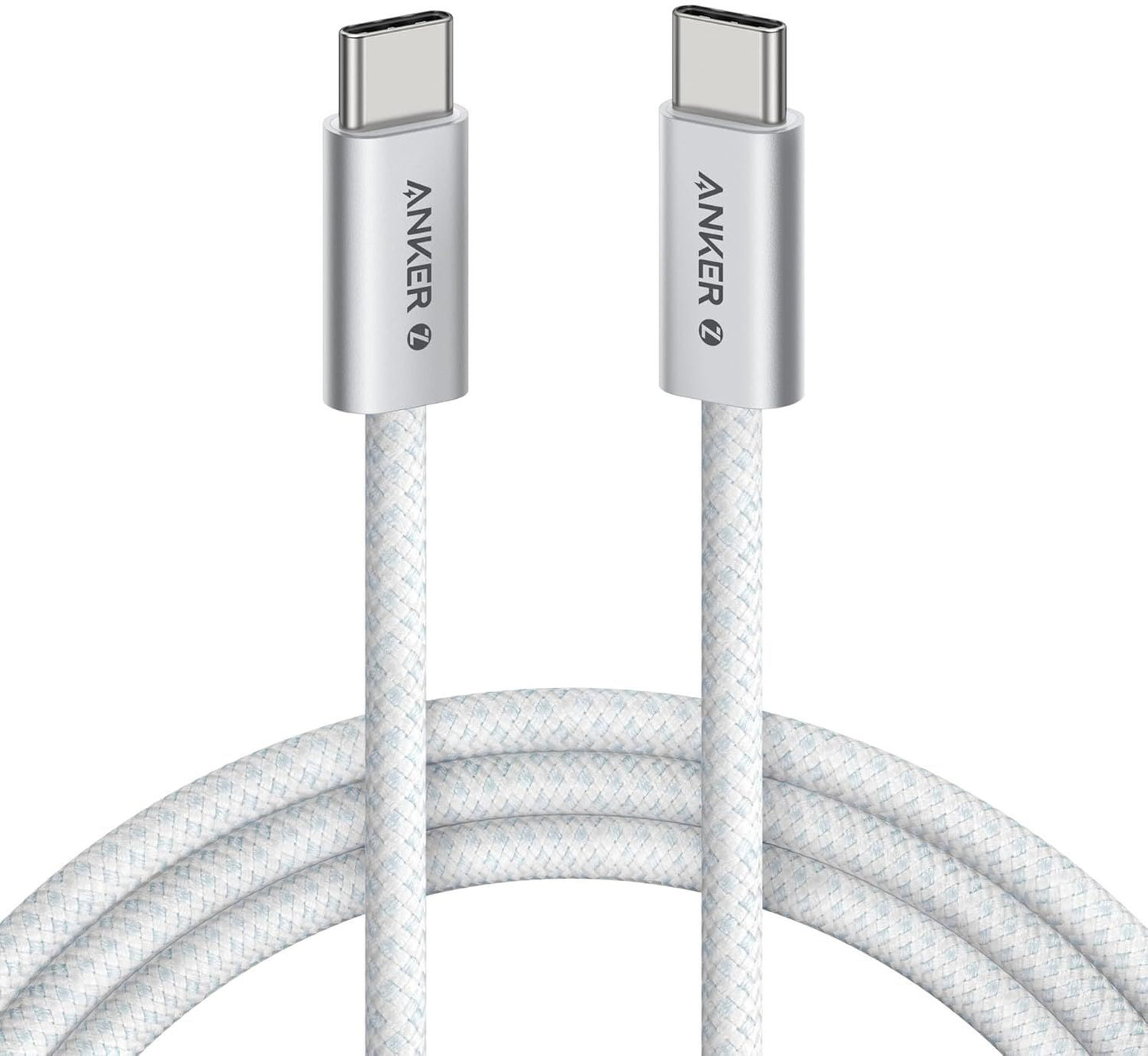 Kabel do danych i ładowania USB-C - USB-C Anker Zolo, 240W, 1m, Biały A8060H21