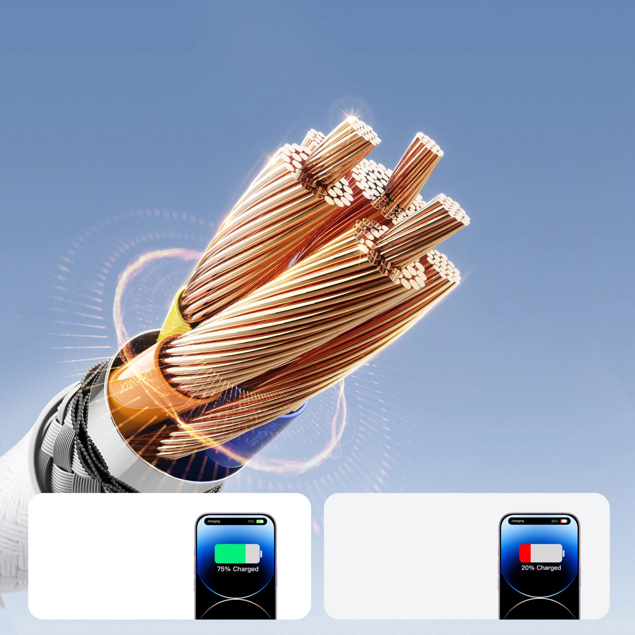 Kabel do danych i ładowania USB-C - Lightning Joyroom S-A28 Flash, 30W, 2m, Biały