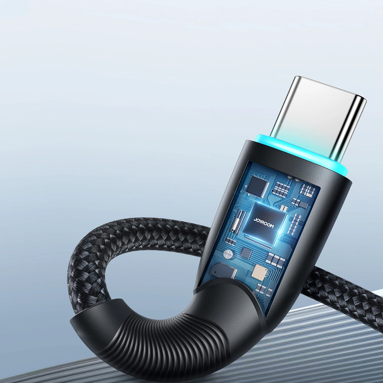 USB-A to USB-C Data and Charging Cable Joyroom S-A32, 100W, 1m, Black