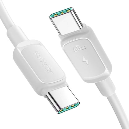 Kabel do danych i ładowania USB-C - USB-C Joyroom S-A14, 60W, 1.2m, Biały