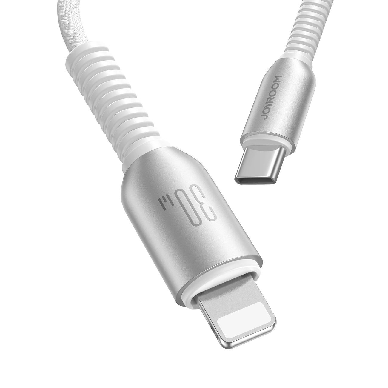 Kabel do danych i ładowania USB-C - Lightning Joyroom S-A51, 30W, 1.2m, Szary