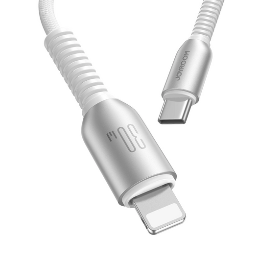 Kabel do danych i ładowania USB-C - Lightning Joyroom S-A51, 30W, 1.2m, Szary