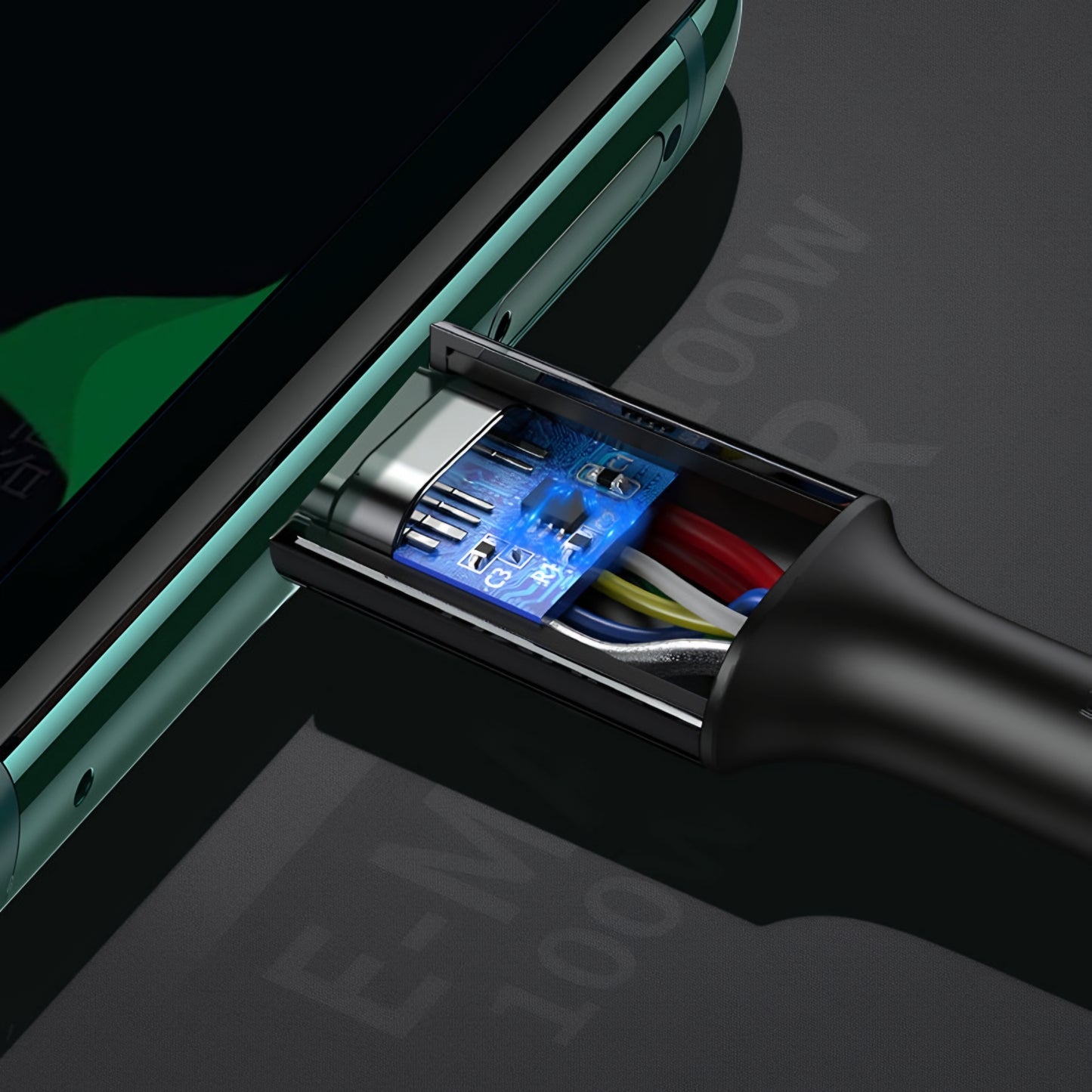 Kabel do danych i ładowania USB-C - USB-C UGREEN US300, 100W, 2m, Biały