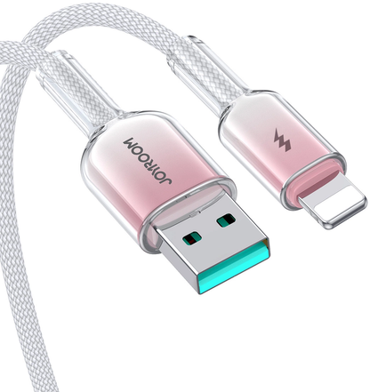 Kabel do przesyłu danych i ładowania USB-A - Lightning Joyroom S-A42, 18W, 1,2m, biały