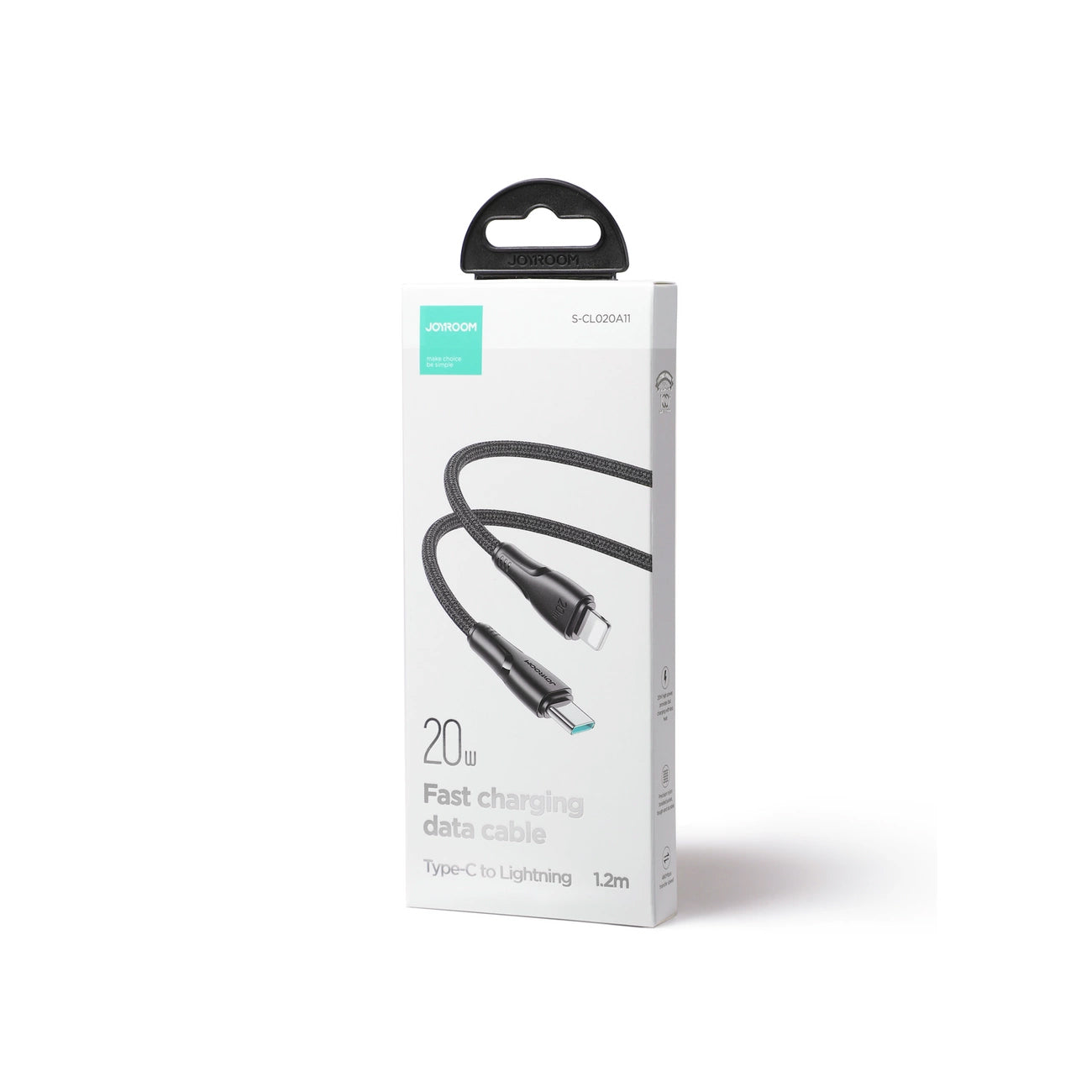 Kabel do danych i ładowania USB-C - Lightning Joyroom S-A11, 20W, 1.2m, Czarny
