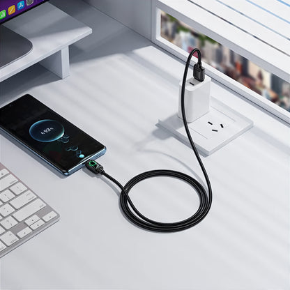 Kabel do danych i ładowania USB-A - USB-C HOCO U146, 36W, 1.2m, Czarny