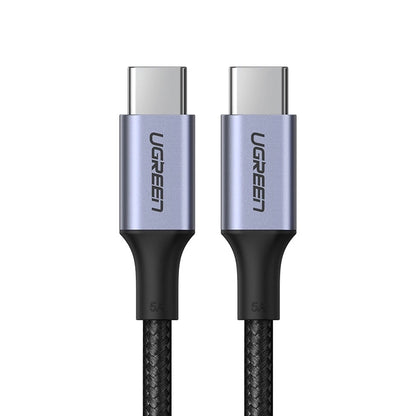 Kabel do danych i ładowania USB-C - USB-C UGREEN US316, 100W, 0,5m, Szary