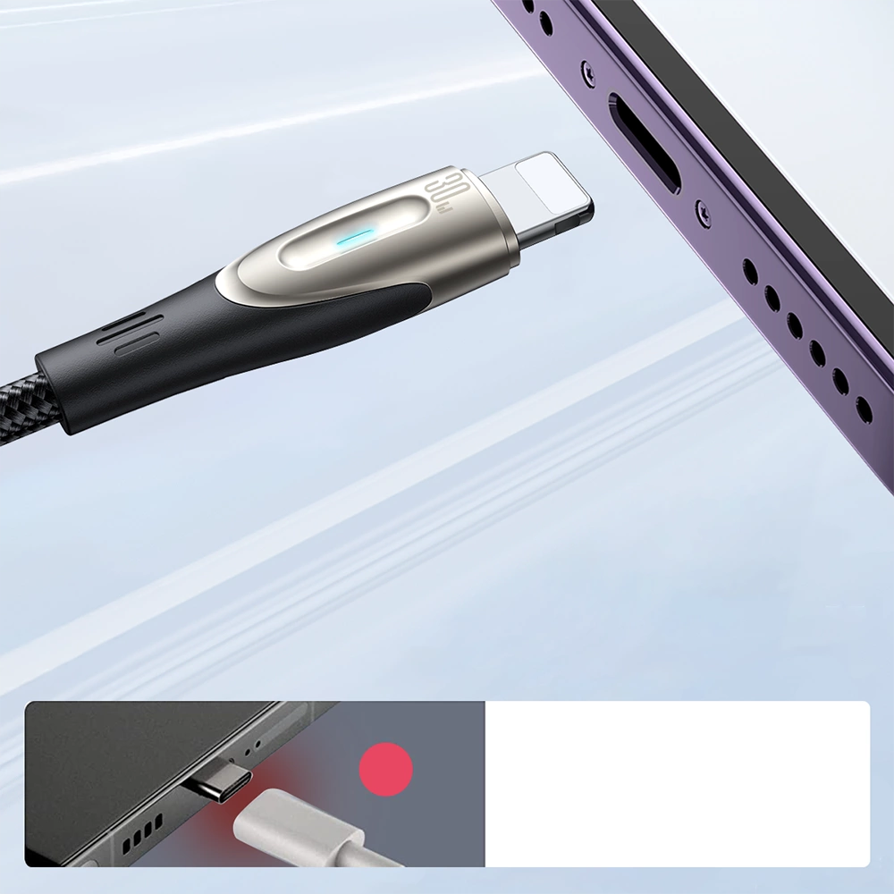 Kabel do danych i ładowania USB-C - Lightning Joyroom S-A31, 30W, 1.2m, Czarny