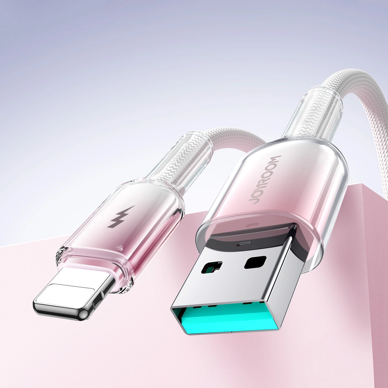 Kabel do przesyłu danych i ładowania USB-A - Lightning Joyroom S-A42, 18W, 1,2m, biały