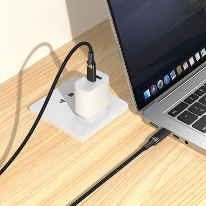Kabel do przesyłania danych i ładowania USB-C - USB-C HOCO U153 Extreme, 100W, 1,2m, czarny