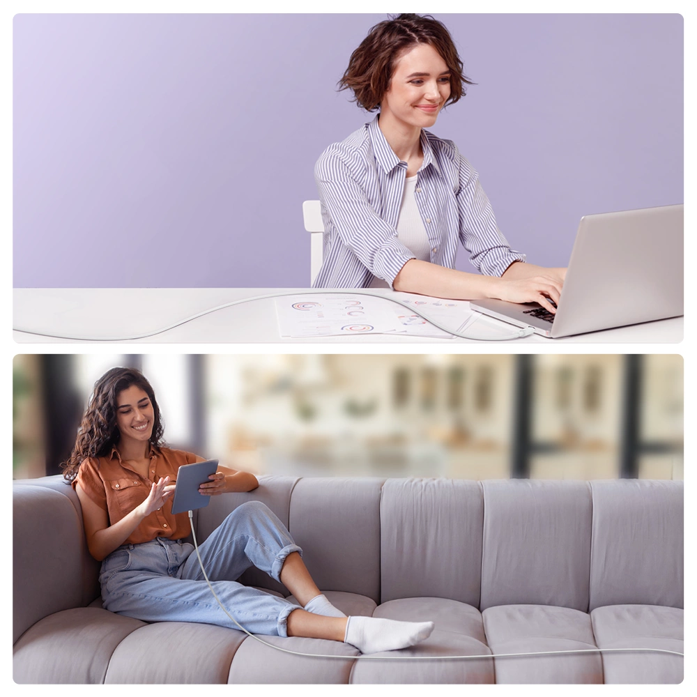 Kabel do danych i ładowania USB-C - Lightning Joyroom S-A14, 30W, 1.2m, Biały