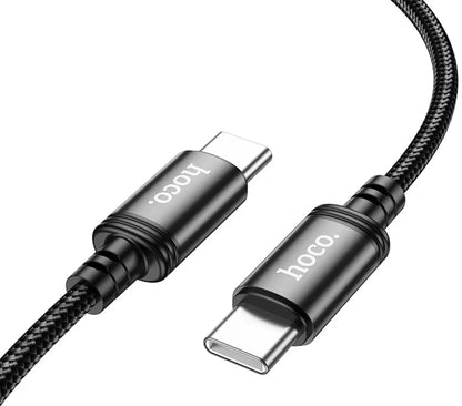 Kabel do danych i ładowania USB-C - USB-C HOCO X91, 60W, 3m, Czarny