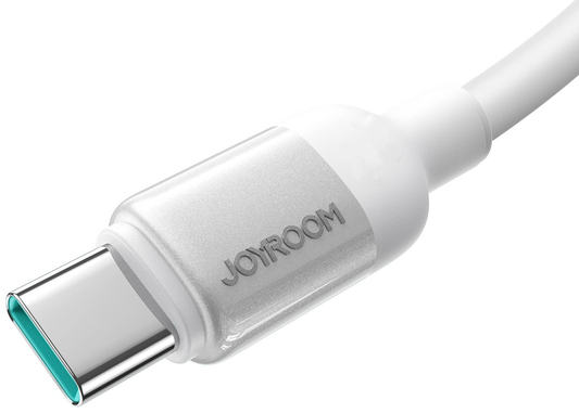 Kabel do przesyłu danych i ładowania USB-A - USB-C Joyroom S-A62 Lively, 18W, 1,2m, biały