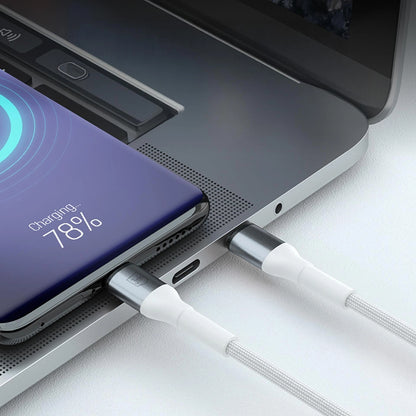 Kabel do danych i ładowania USB-A - Lightning 3MK Hyper N, 12W, 2m, Biały