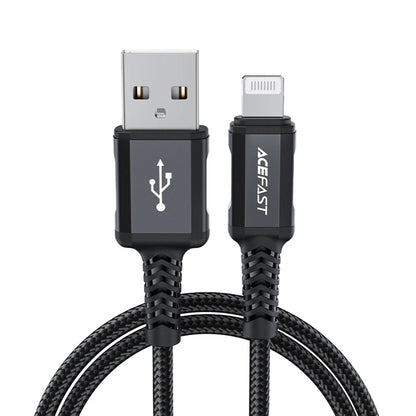 Kabel do danych i ładowania USB-A - Lightning Acefast C4-02, 18W, 1.8m, Czarny