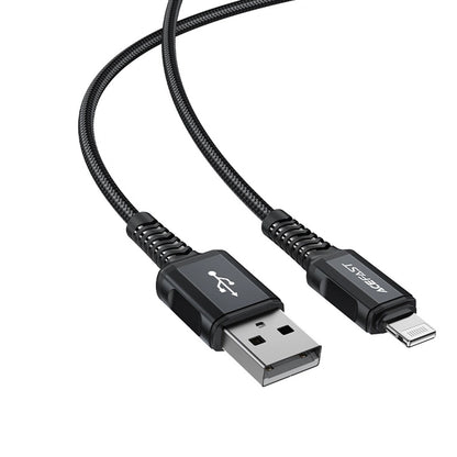 Kabel do danych i ładowania USB-A - Lightning Acefast C4-02, 18W, 1.8m, Czarny