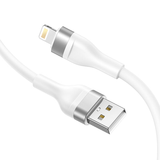 Kabel do danych i ładowania USB-A - Lightning Lito LD02L, 18W, 1.2m, Biały