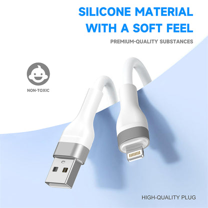 USB-A to Lightning Data and Charging Cable Lito LD02L, 18W, 1.2m, White