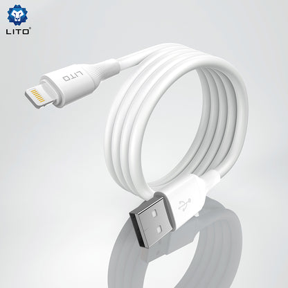 Kabel do danych i ładowania USB-A - Lightning Lito LD06L, 18W, 1m, Czarny