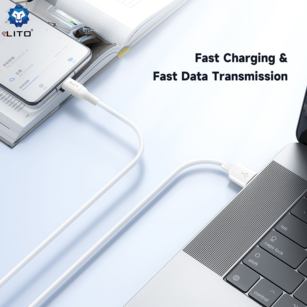 Kabel do danych i ładowania USB-A - Lightning Lito LD06L, 18W, 1m, Czarny