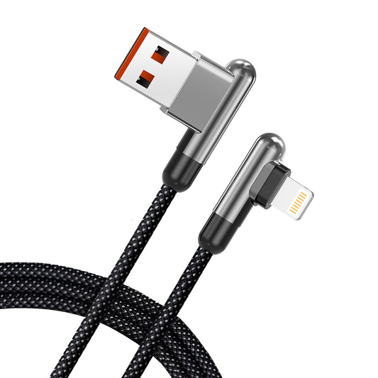 Kabel do danych i ładowania USB-A - Lightning Lito LD13L, 18W, 1m, Czarny