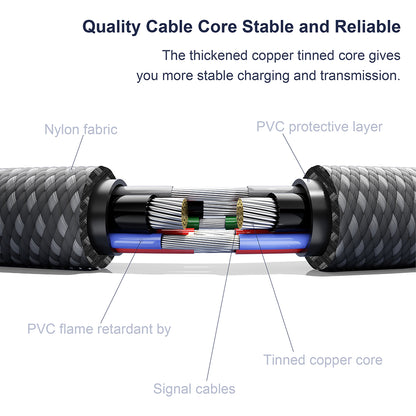 USB-A to Lightning Data and Charging Cable Lito LD14, 18W, 1m, Black