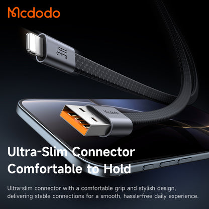 Kabel do danych i ładowania USB-A - Lightning McDodo CA-1160, 18W, 1m, Czarny