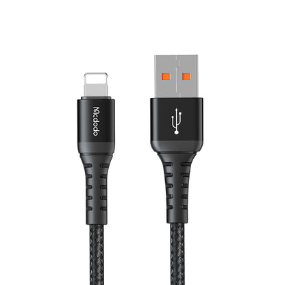 Kabel do danych i ładowania USB-A - Lightning McDodo CA-2261, 18W, 1m, Czarny