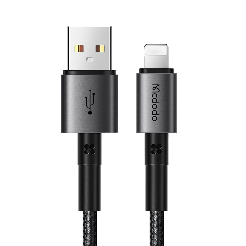 Kabel do danych i ładowania USB-A - Lightning McDodo CA-3580, 18W, 1.2m, Czarny