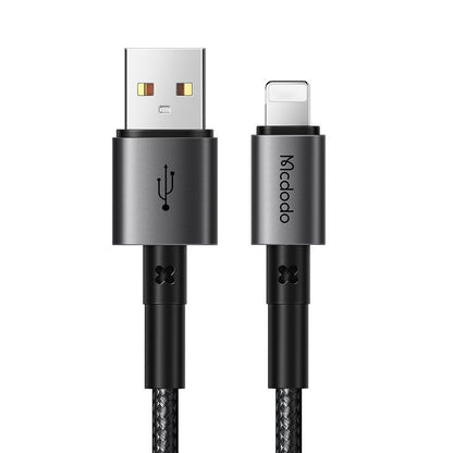 Kabel do danych i ładowania USB-A - Lightning McDodo CA-3580, 18W, 1.2m, Czarny