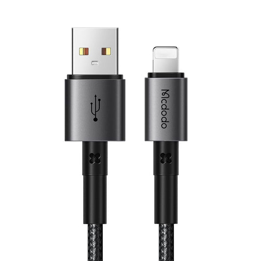 Kabel do danych i ładowania USB-A - Lightning McDodo CA-3580, 18W, 1.2m, Czarny