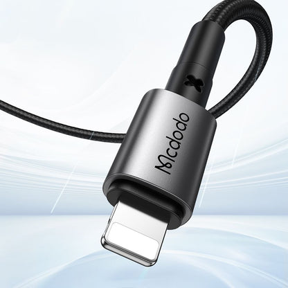 Kabel do danych i ładowania USB-A - Lightning McDodo CA-3580, 18W, 1.2m, Czarny