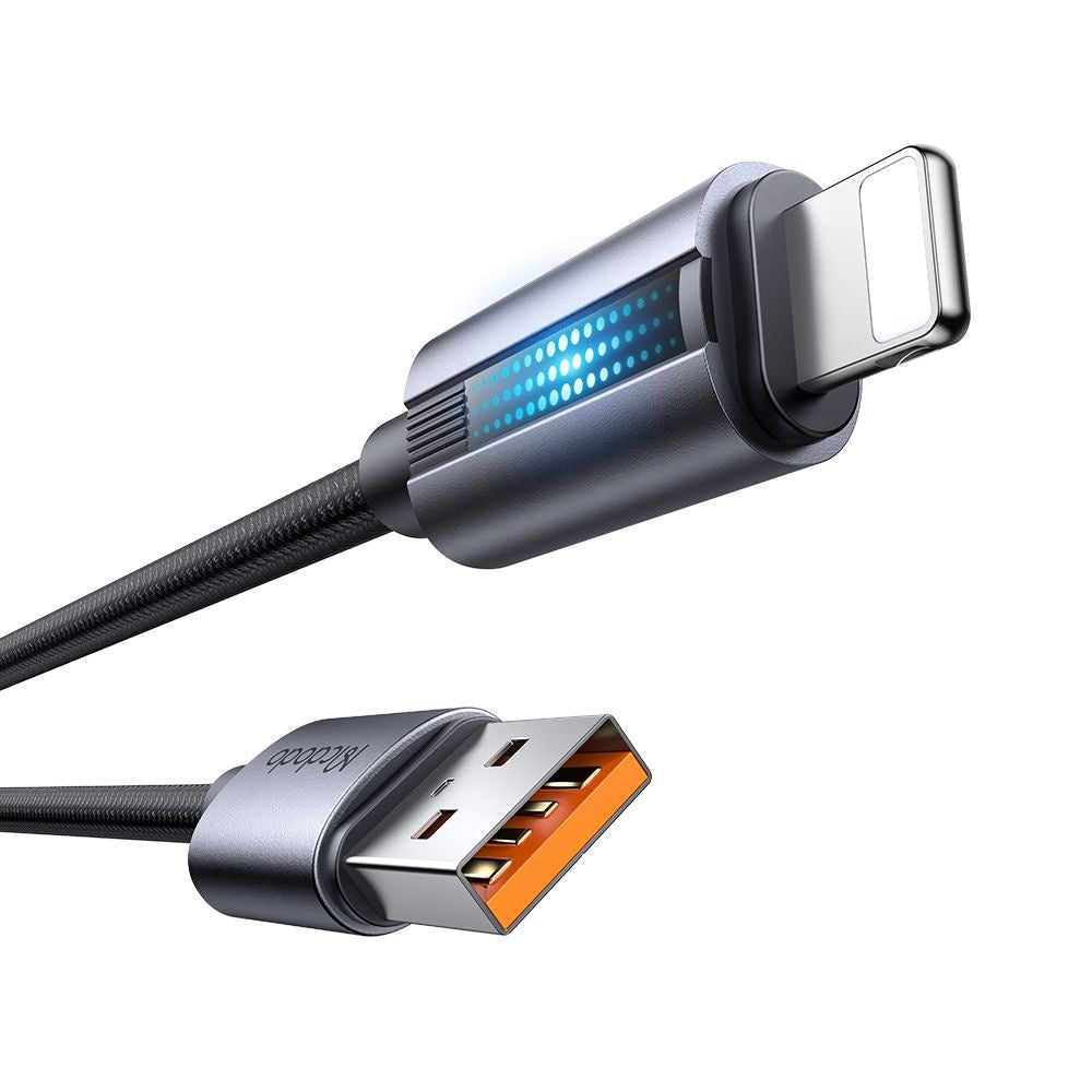 Kabel do danych i ładowania USB-A - Lightning McDodo CA-5660, 18W, 1.2m, Czarny