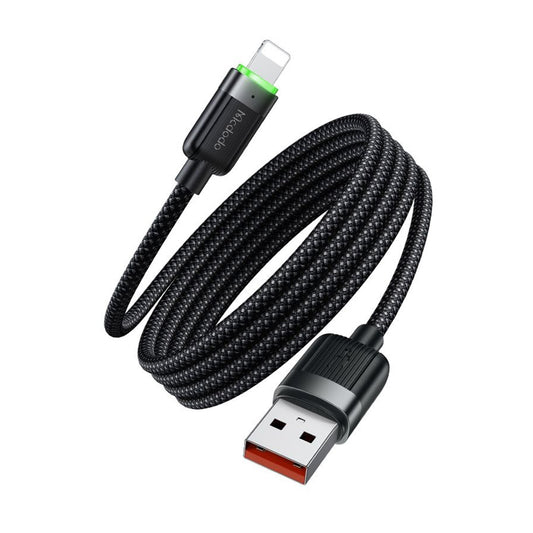 Kabel do danych i ładowania USB-A - Lightning McDodo CA-6000 Self Winding, 18W, 1.2m, Czarny