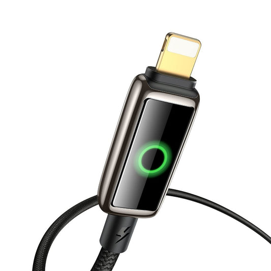 Kabel do danych i ładowania USB-A - Lightning McDodo CA-6590 Auto Power Off, 18W, 1.2m, Czarny