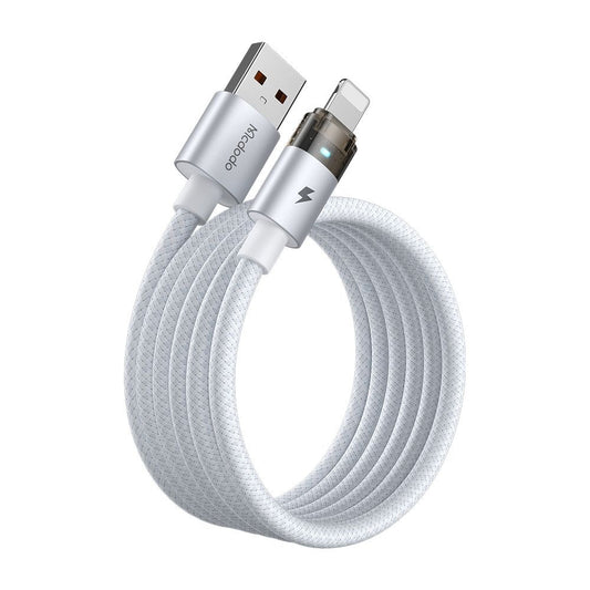 Kabel do danych i ładowania USB-A - Lightning McDodo CA-6912, 18W, 1.2m, Biały
